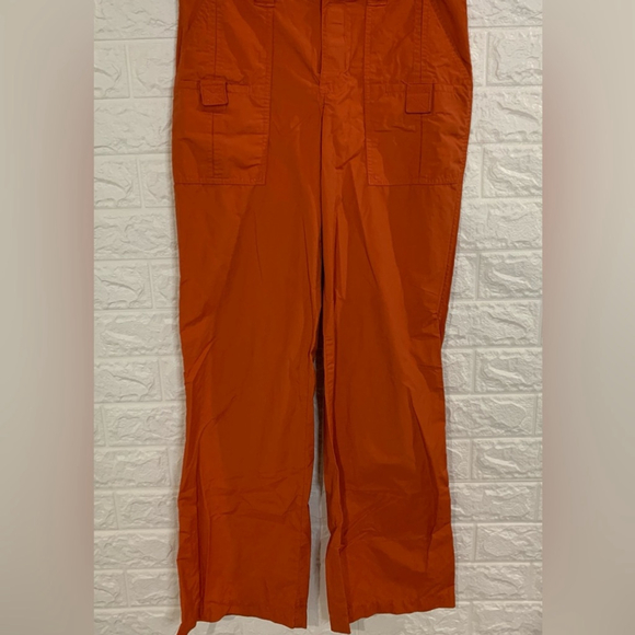 RALPH LAUREN RUST ORANGE CARGO LOOSE FITTING PANTS | TROUSERS | MULTI POCKETED - Picture 6 of 7